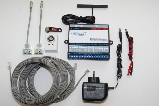 Сотовая система контроля отопительного оборудования Кситал GSM-4Т